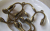 Accessories - 10 Pcs Of Antique Bronze Mini Headphone Charms 18x27mm A4243
