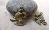 Accessories - 10 Pcs Of Antique Bronze Mouse Charms 17x20mm A5985