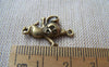 Accessories - 10 Pcs Of Antique Bronze Mouse Charms Pendants 16x20mm A635