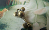 Accessories - 10 Pcs Of Antique Bronze Mouse Key Charms 12x17mm A4254