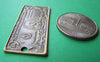 Accessories - 10 Pcs Of Antique Bronze One Hundred US Dollar Bill Money Charms 19x41mm A562