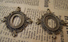 Accessories - 10 Pcs Of Antique Bronze Oval Cameo Base Settings Match 18x24mm Cabochon A3166
