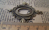 Accessories - 10 Pcs Of Antique Bronze Oval Cameo Base Settings Match 18x24mm Cabochon A3166