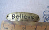 Accessories - 10 Pcs Of Antique Bronze Oval Connector Charms 12x35mm A490