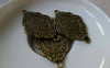 Accessories - 10 Pcs Of Antique Bronze Oval Connector Charms 25x40mm A5359