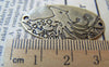 Accessories - 10 Pcs Of Antique Bronze Oval Horse Connector Charms 20x35mm A2484