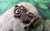 Accessories - 10 Pcs Of Antique Bronze Owl Charms 15x20mm A103