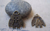 Accessories - 10 Pcs Of Antique Bronze Owl Charms 21x24mm A4804