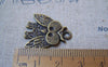 Accessories - 10 Pcs Of Antique Bronze Owl Charms 21x24mm A4804