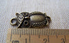 Accessories - 10 Pcs Of Antique Bronze Owl Connectors Charms Pendant 13x23mm A115