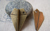 Accessories - 10 Pcs Of Antique Bronze Paper Plane Charms Pendants 21x31mm A5706