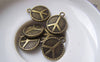 Accessories - 10 Pcs Of Antique Bronze Peace Symbol Charms 15mm A4880