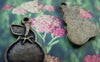Accessories - 10 Pcs Of Antique Bronze Pear Charms 15x22mm A445