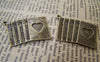 Accessories - 10 Pcs Of Antique Bronze Poker Cards Royal Flush Charms 22x30mm A538