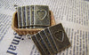 Accessories - 10 Pcs Of Antique Bronze Poker Cards Royal Flush Charms 22x30mm A538
