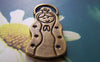 Accessories - 10 Pcs Of Antique Bronze Princess Girl Charms 13x30mm A712