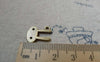 Accessories - 10 Pcs Of Antique Bronze Rabbit Head Charms 12x16mm A6078