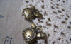 Accessories - 10 Pcs Of Antique Bronze Rabbit Head Charms 17x17mm A5225