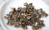 Holidays & Special Occassions - 10 pcs Antique Bronze Bow Tie Knot Connector Charms 11x20mm A747