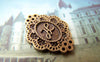 Accessories - 10 Pcs Of Antique Bronze Rhombus Letter H Connector Charms 17x24mm A1988