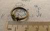 Accessories - 10 Pcs Of Antique Bronze Round Anchor Charms 20mm A6223