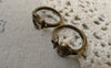 Accessories - 10 Pcs Of Antique Bronze Round Anchor Charms 20mm A6223