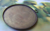 Base Setting - 10 pcs Antique Bronze Base Settings Match 30mm Cabochon A3209