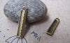 Accessories - 10 Pcs Of Antique Bronze Ruler Charms 5x25mm A1439