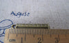 Accessories - 10 Pcs Of Antique Bronze Ruler Charms 5x25mm A1439
