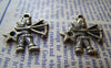 Accessories - 10 Pcs Of Antique Bronze Sagittarius The Archer Constellation Charms 22x25mm A2687