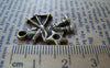 Accessories - 10 Pcs Of Antique Bronze Sagittarius The Archer Constellation Charms 22x25mm A2687