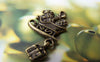 Accessories - 10 Pcs Of Antique Bronze Santa Claus Christmas Gift Charms Pendants 17x17mm A513