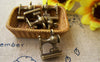 Accessories - 10 Pcs Of Antique Bronze Sewing Machine Charms 12x12mm A1026