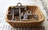 Accessories - 10 Pcs Of Antique Bronze Sewing Machine Charms 14x18mm A1476