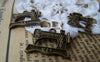 Accessories - 10 Pcs Of Antique Bronze Sewing Machine Charms 18x20mm A3361