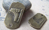 Accessories - 10 Pcs Of Antique Bronze Skating Shoes Pendant Charms 18x34mm A3288