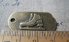 Accessories - 10 Pcs Of Antique Bronze Skating Shoes Pendant Charms 18x34mm A3288