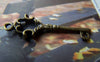 Accessories - 10 Pcs Of Antique Bronze Skeleton Key Charms 10x30mm A193