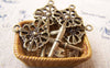 Accessories - 10 Pcs Of Antique Bronze Skeleton Key Charms 18x39mm A168