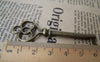 Accessories - 10 Pcs Of Antique Bronze Skeleton Key Charms Pendants 20x62mm A177