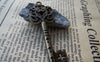 Accessories - 10 Pcs Of Antique Bronze Skeleton Key Swirly Key Pendants Charms 22x55mm A199