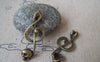 Accessories - 10 Pcs Of Antique Bronze Skull Music Note Charms 17x40mm A3098