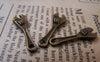 Accessories - 10 Pcs Of Antique Bronze Spanner Charms 7x24mm A1473