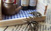 Accessories - 10 Pcs Of Antique Bronze Spider Insects Charms 14x17.5mm A604