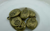 Letters & Numbers - 10 pcs Antique Bronze Be Kind Spiral Oval Charms Double Sided A5968