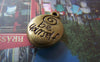 Letters & Numbers - 10 pcs Antique Bronze Be Yourself Spiral Oval Charms Double Sided A2310