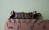 Accessories - 10 Pcs Of Antique Bronze Split Script Scroll Charms 7x25mm A570