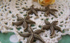Accessories - 10 Pcs Of Antique Bronze Starfish Charms 23mm A3406