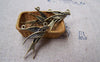 Accessories - 10 Pcs Of Antique Bronze Swallow Bird Dove Charms Two Loops 18x30mm A281