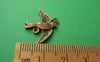 Accessories - 10 Pcs Of Antique Bronze Swallow Bird Dove Connectors Charms 16x21mm A260